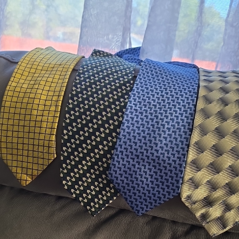 Nautica Men's Tie Collection - Gold, Black, Blue, Tan